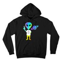 Colorful Alien Storm Area 51 Funny Tall Hoodie