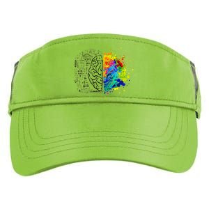 Colorful Art and Science Of The Brain Adult Drive Performance Visor