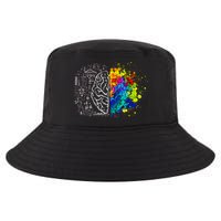 Colorful Art and Science Of The Brain Cool Comfort Performance Bucket Hat