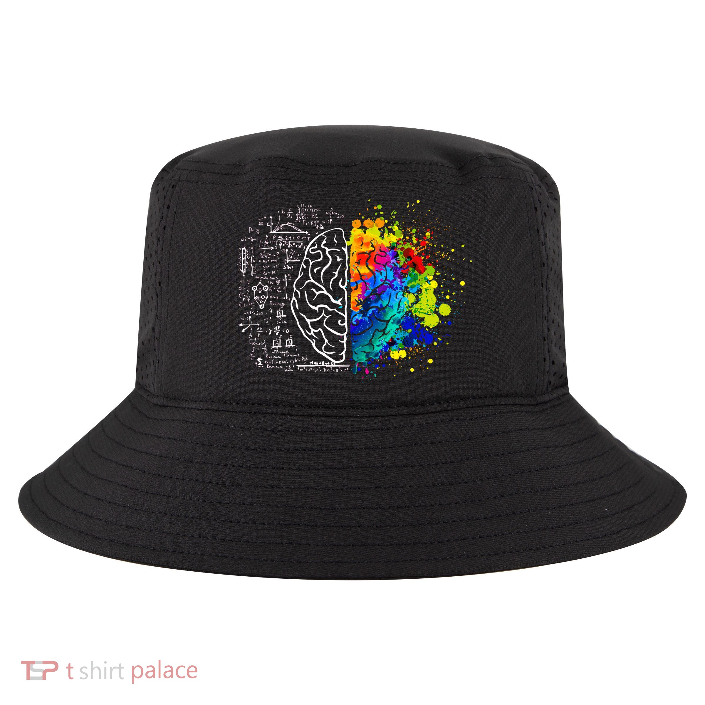 Colorful Art and Science Of The Brain Cool Comfort Performance Bucket Hat