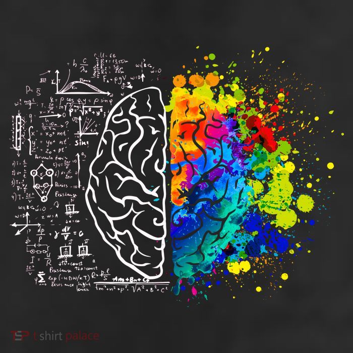 Colorful Art and Science Of The Brain Garment-Dyed Heavyweight T-Shirt