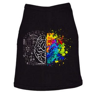 Colorful Art and Science Of The Brain Doggie Tank