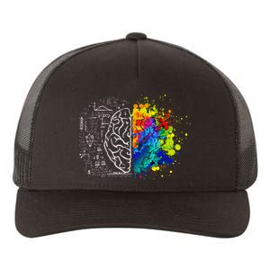 Colorful Art and Science Of The Brain Yupoong Adult 5-Panel Trucker Hat