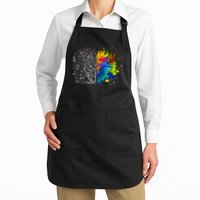 Colorful Art and Science Of The Brain Apron