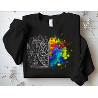 Colorful Art and Science Of The Brain Sweatshirt