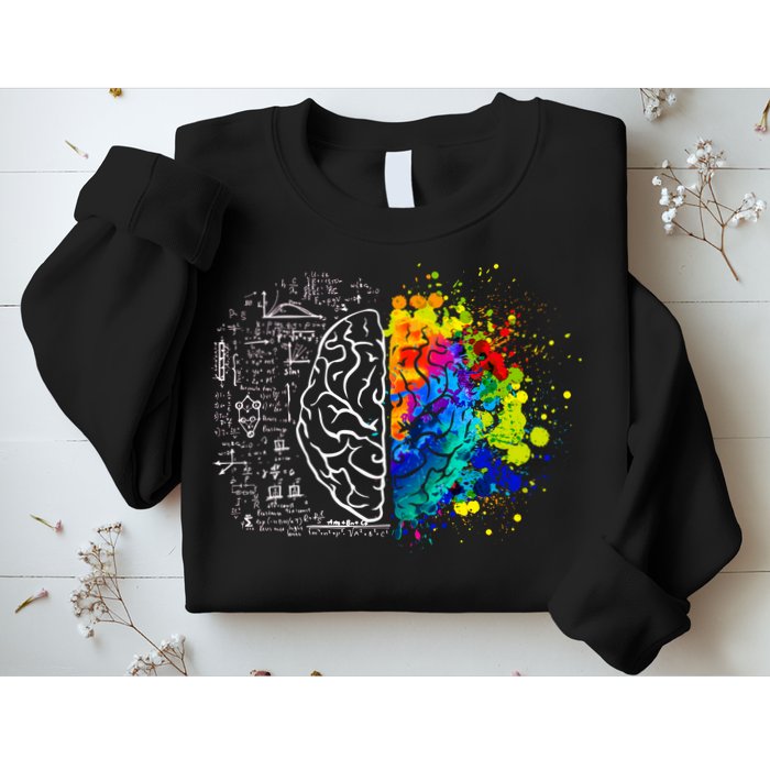Colorful Art and Science Of The Brain Sweatshirt