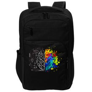 Colorful Art and Science Of The Brain Impact Tech Backpack