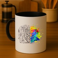 Colorful Art and Science Of The Brain Mug