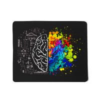 Colorful Art and Science Of The Brain Mousepad