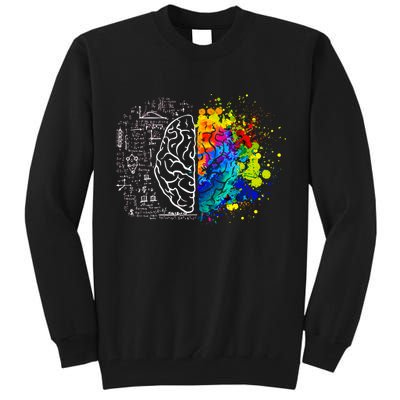 Colorful Art and Science Of The Brain Tall Sweatshirt
