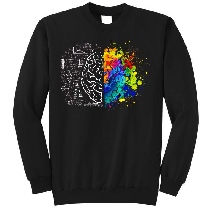 Colorful Art and Science Of The Brain Tall Sweatshirt