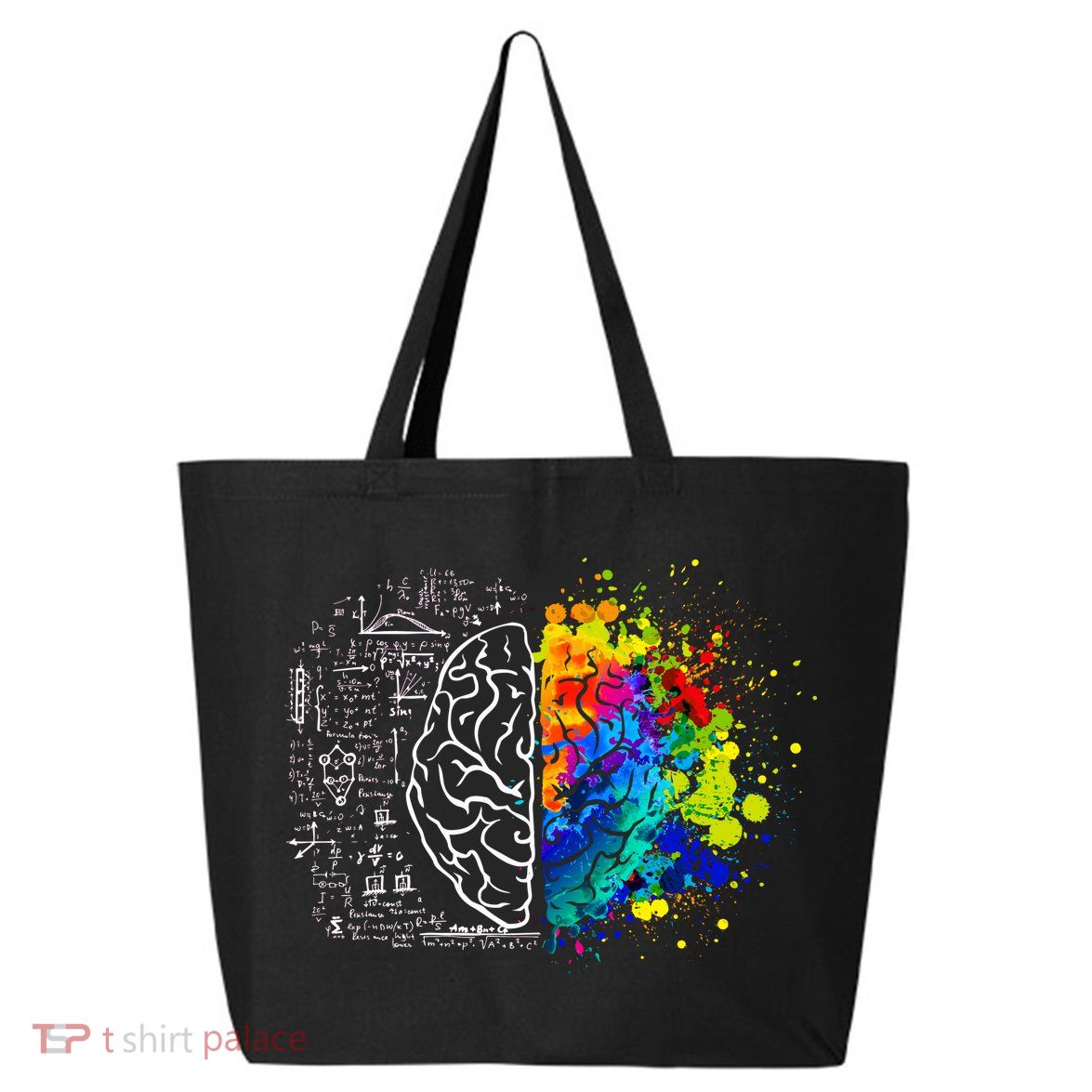 Colorful Art and Science Of The Brain 25L Jumbo Tote