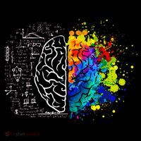 Colorful Art and Science Of The Brain Baby Bodysuit