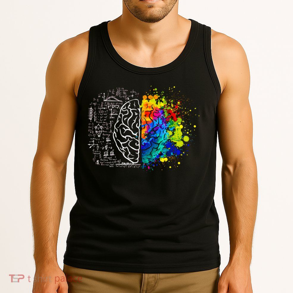 Colorful Art and Science Of The Brain Tank Top