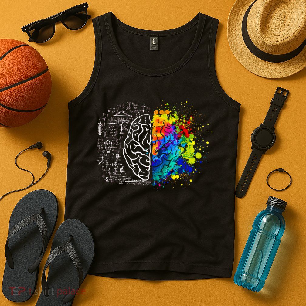 Colorful Art and Science Of The Brain Tank Top