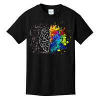 Colorful Art and Science Of The Brain Kids T-Shirt