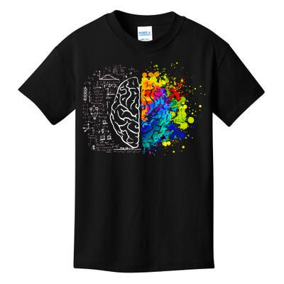 Colorful Art and Science Of The Brain Kids T-Shirt