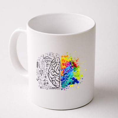 Colorful Art and Science Of The Brain Coffee Mug