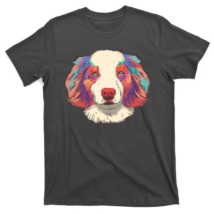 Colorful Australian Shepherd T-Shirt