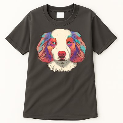 Colorful Australian Shepherd Tall T-Shirt