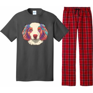 Colorful Australian Shepherd Pajama Set