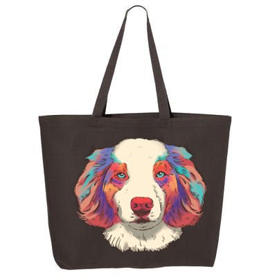 Colorful Australian Shepherd 25L Jumbo Tote