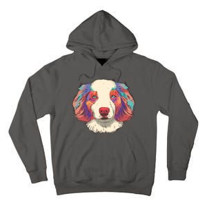 Colorful Australian Shepherd Tall Hoodie