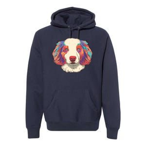 Colorful Australian Shepherd Premium Hoodie