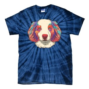 Colorful Australian Shepherd Tie-Dye T-Shirt