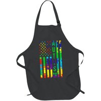 Colorful Autism Puzzle Flag Apron