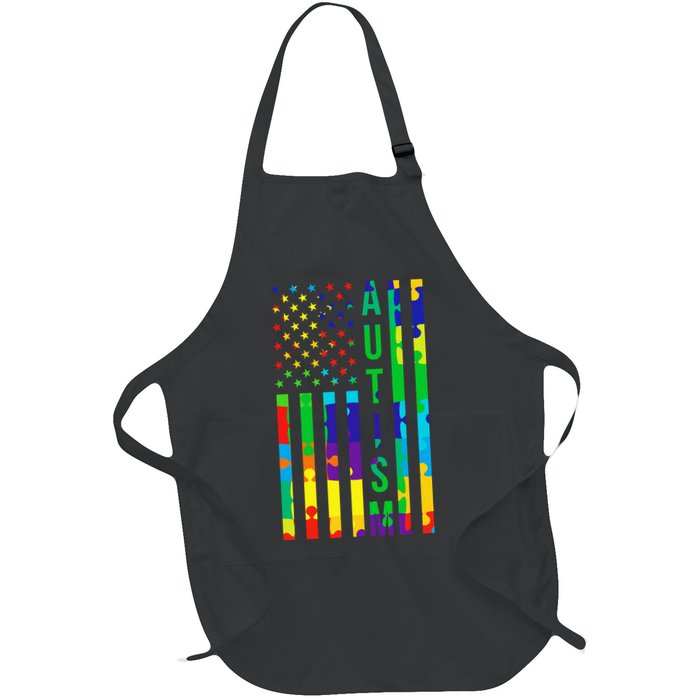 Colorful Autism Puzzle Flag Apron