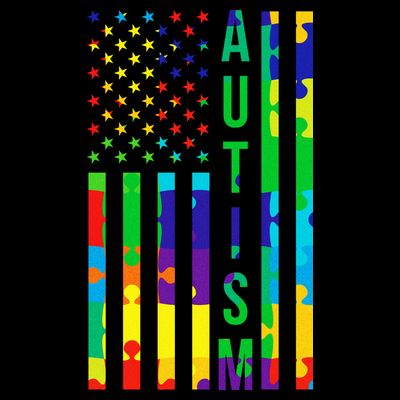 Colorful Autism Puzzle Flag T-Shirt