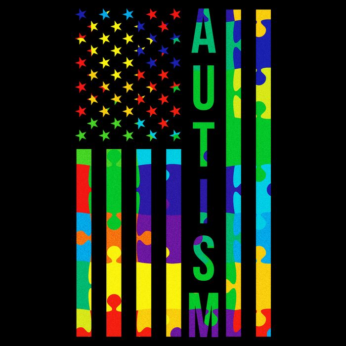 Colorful Autism Puzzle Flag Impact Tech Backpack