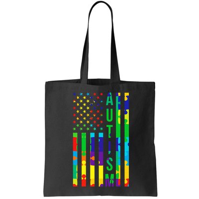 Colorful Autism Puzzle Flag Bag