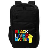 Colorful Black Lives Matter Fist African Style Impact Tech Backpack