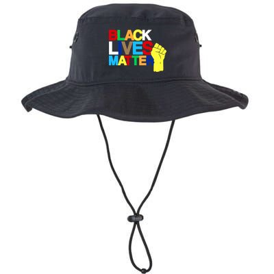 Colorful Black Lives Matter Fist African Style Bucket Hat
