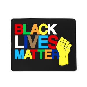 Colorful Black Lives Matter Fist African Style Mousepad