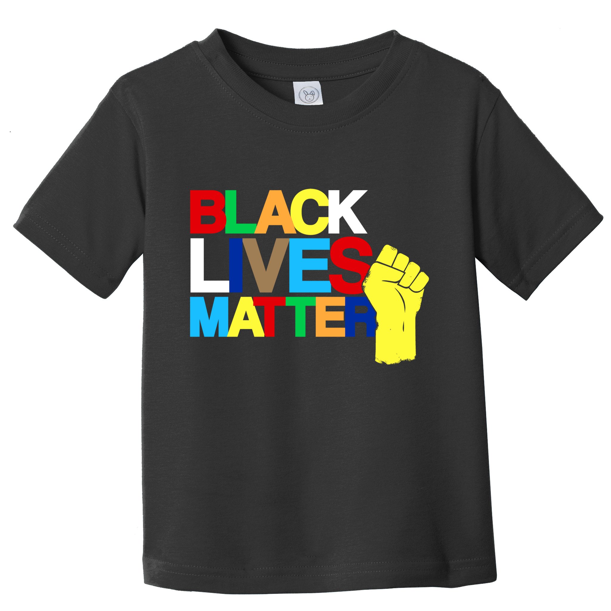 Colorful Black Lives Matter Fist African Style Toddler T-Shirt