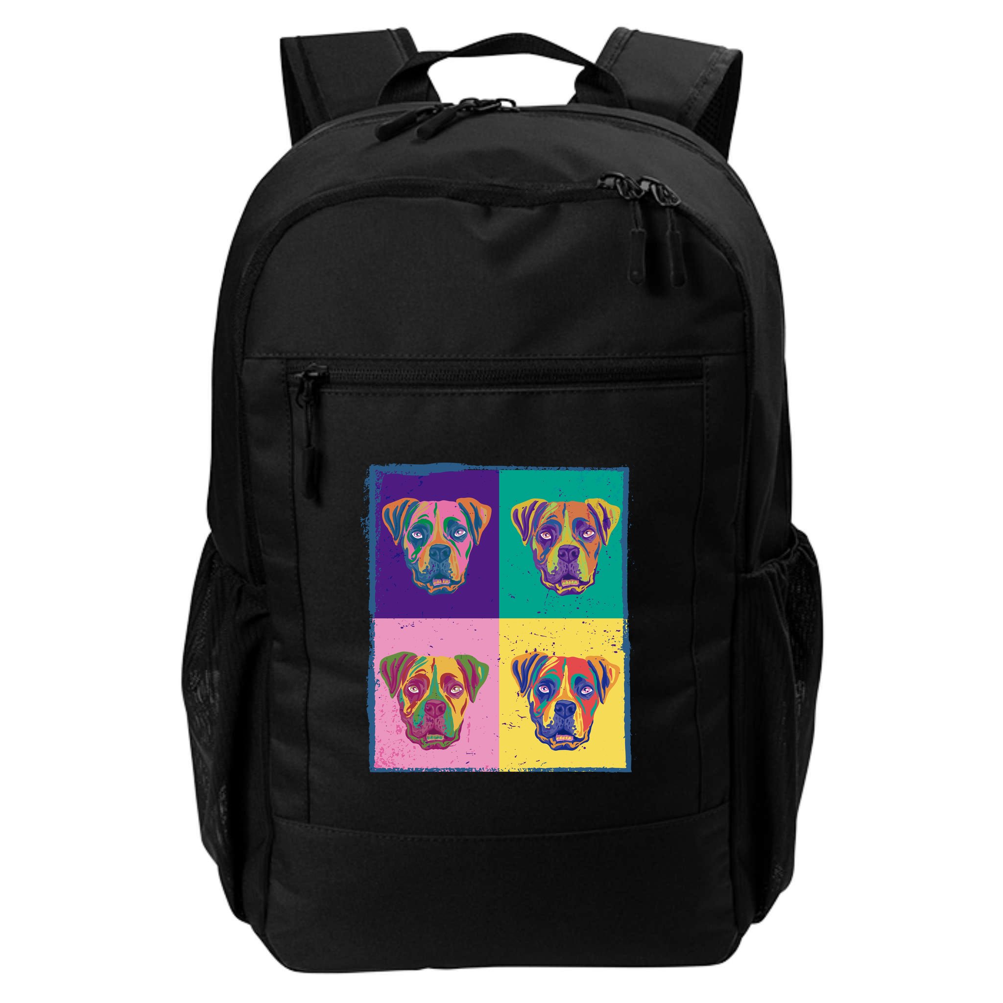 Colorful Boxer Dogs Backpack