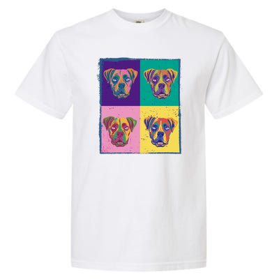 Colorful Boxer Dogs Garment-Dyed Heavyweight T-Shirt