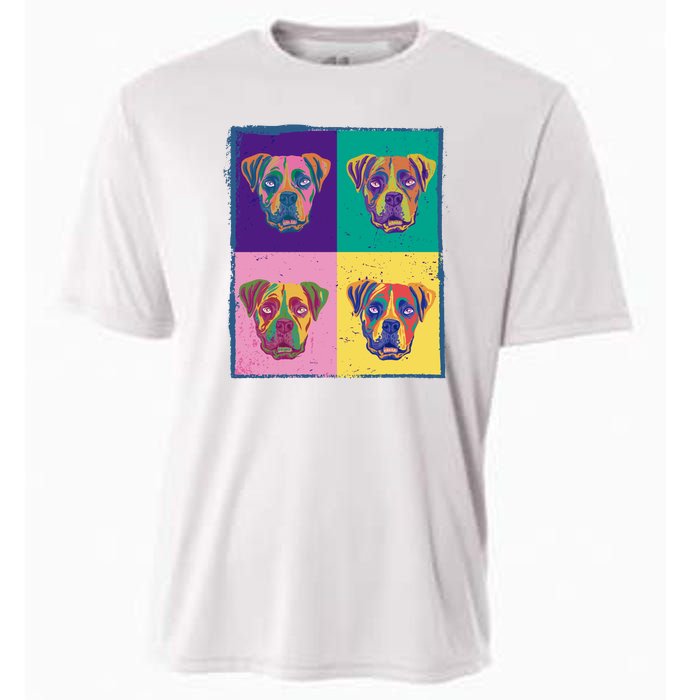 Colorful Boxer Dogs Cooling Performance Crew T-Shirt