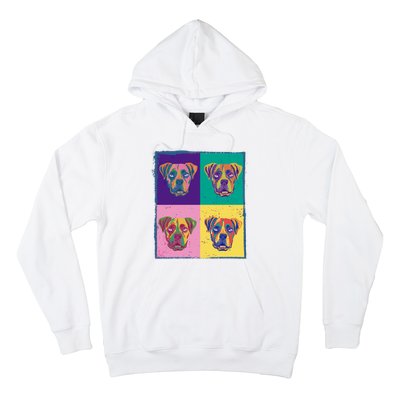 Colorful Boxer Dogs Hoodie