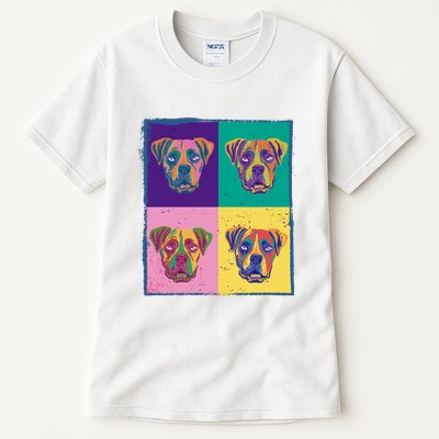 Colorful Boxer Dogs Tall T-Shirt