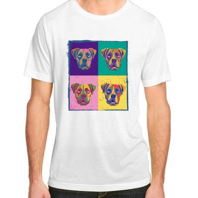 Colorful Boxer Dogs Adult ChromaSoft Performance T-Shirt