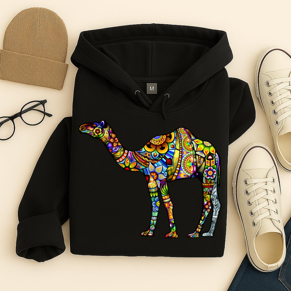 Colorful Camel Hoodie