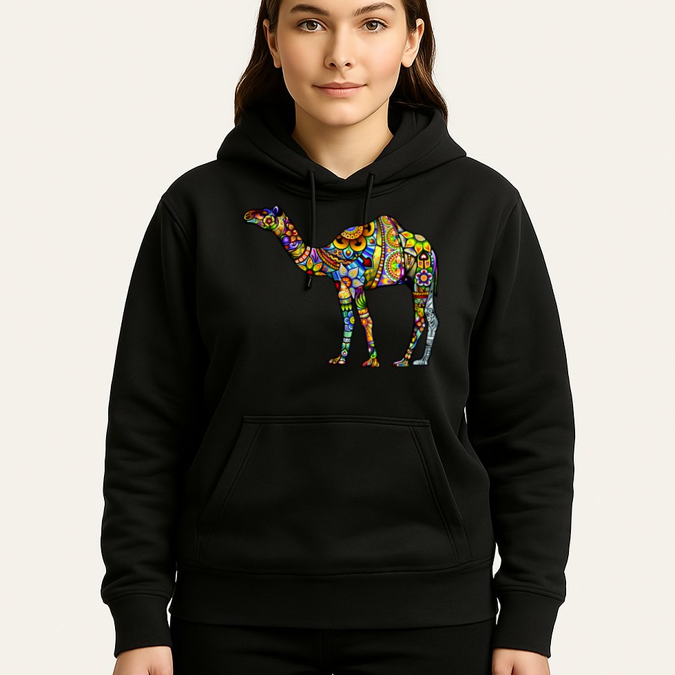 Colorful Camel Hoodie