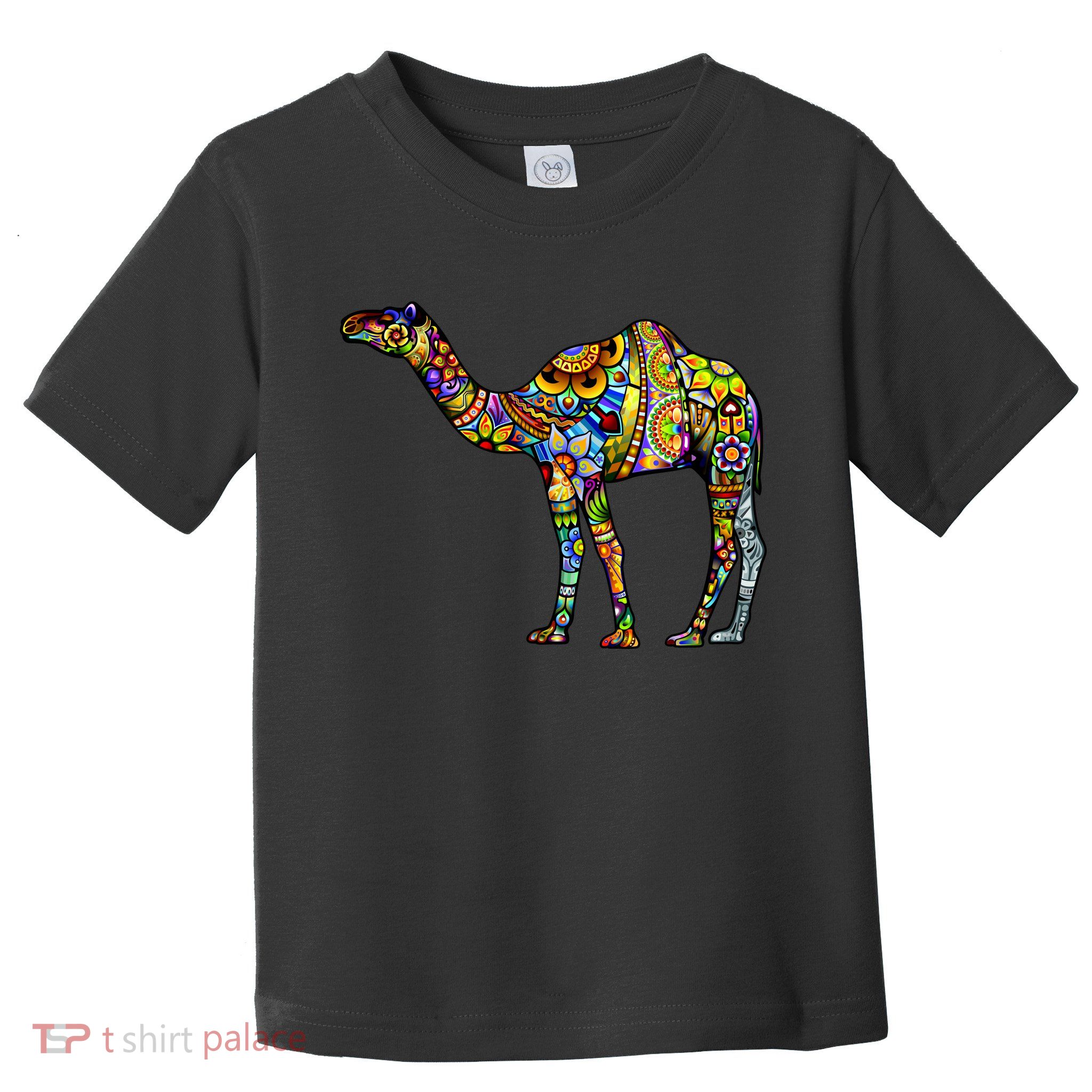 Colorful Camel Toddler T-Shirt