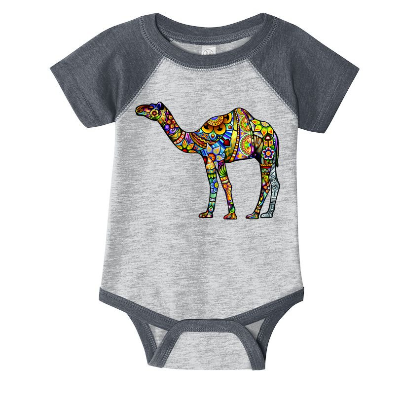 Colorful Camel Infant Baby Jersey Bodysuit