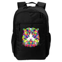 Colorful Cat Pattern Backpack