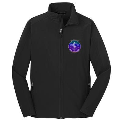 Colorful Colorado Mountain State Logo Core Soft Shell Jacket